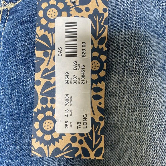 Maurices Womens Original Fit Kaylee Bootcut Jeans Long 7/8 Medium Wash Denim NWT - Picture 3 of 12